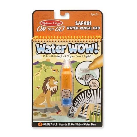 Melissa & Doug Carnet Colorat Apa Safari - imagine 2