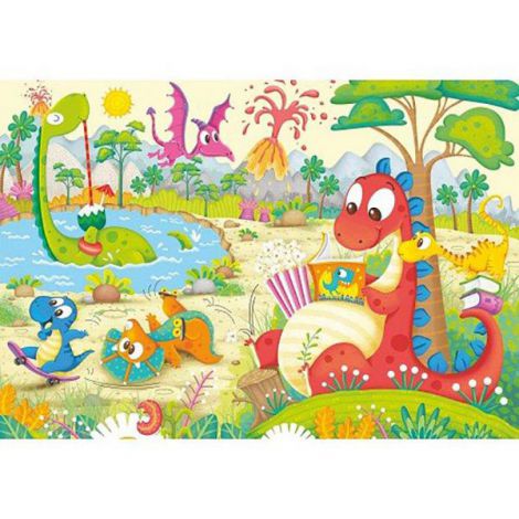 Puzzle Dinozauri 2x12 Piese Ravensburger - imagine 3
