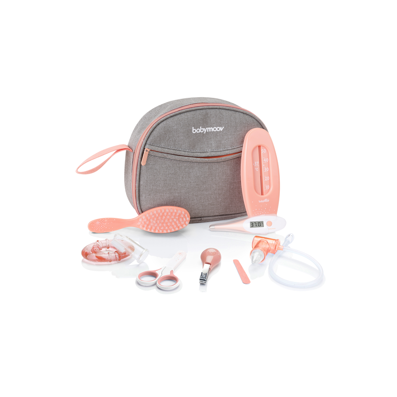 Set Îngrijire Bebeluși 9 Piese Babymoov Peach - imagine 4