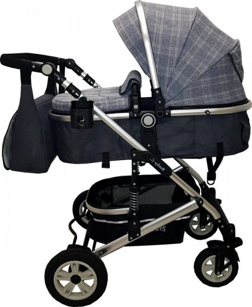 Carucior Baby Care 3-in-1 Gri Transformabil - imagine 3
