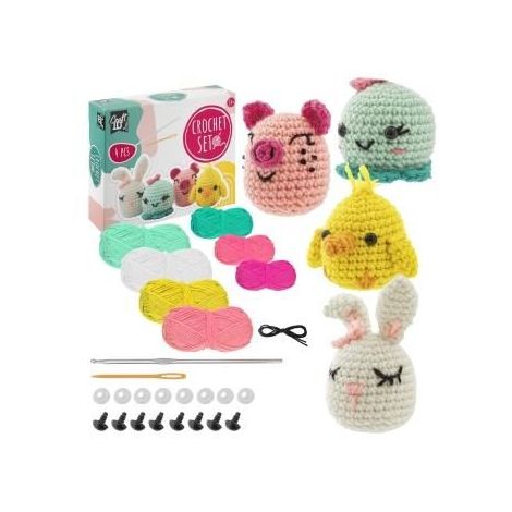 Set Crosetat Animale Craft id | Creativ Relaxant - imagine 3