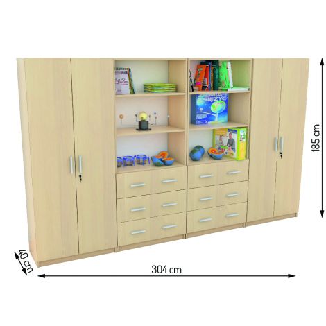 Set Expo 5 Mesteacan - Moje Bambino Mobilier Școlar - imagine 6