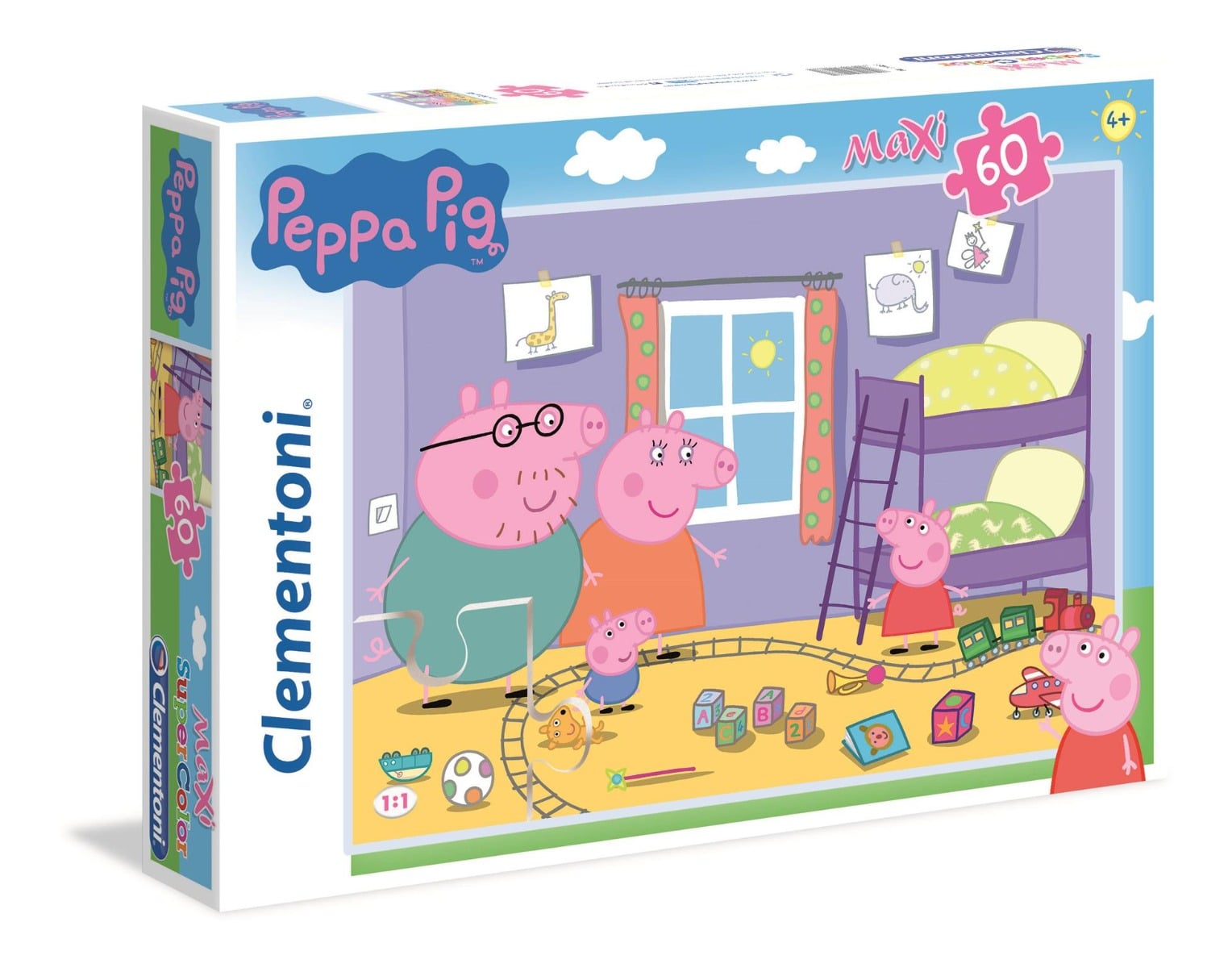 Puzzle Clementoni Peppa Pig, 60 Piese, Educativ