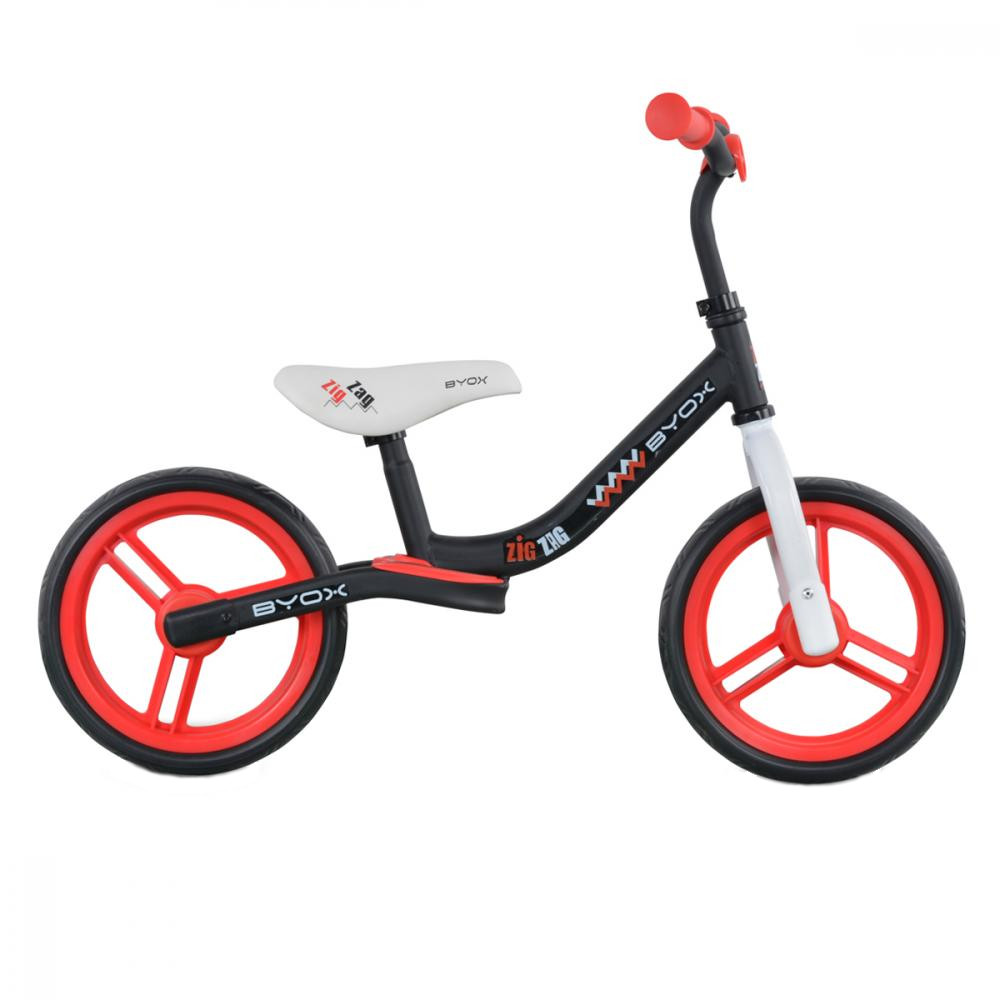 Bicicleta Byox Zig-Zag Red 12 inch, Fără Pedale - imagine 4