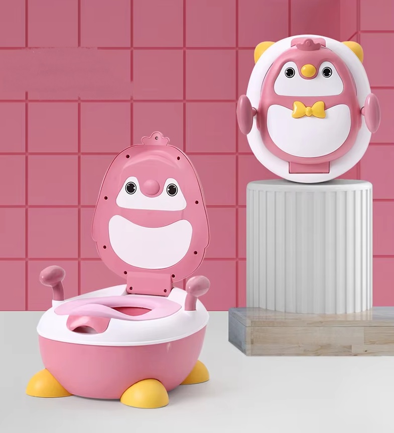 Olita Little Mom Pink Penguin cu design ergonomic - imagine 5