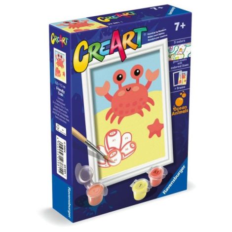 Ravensburger CreArt Kit Pictura Crab Prietenos - imagine 2