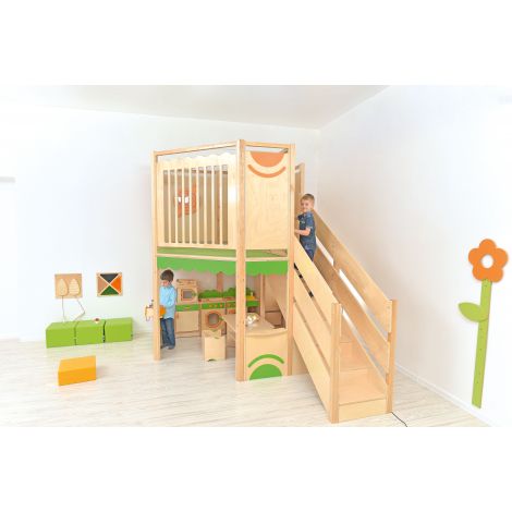 Casuta etajata Moje Bambino - Complex Joaca Interior - imagine 4