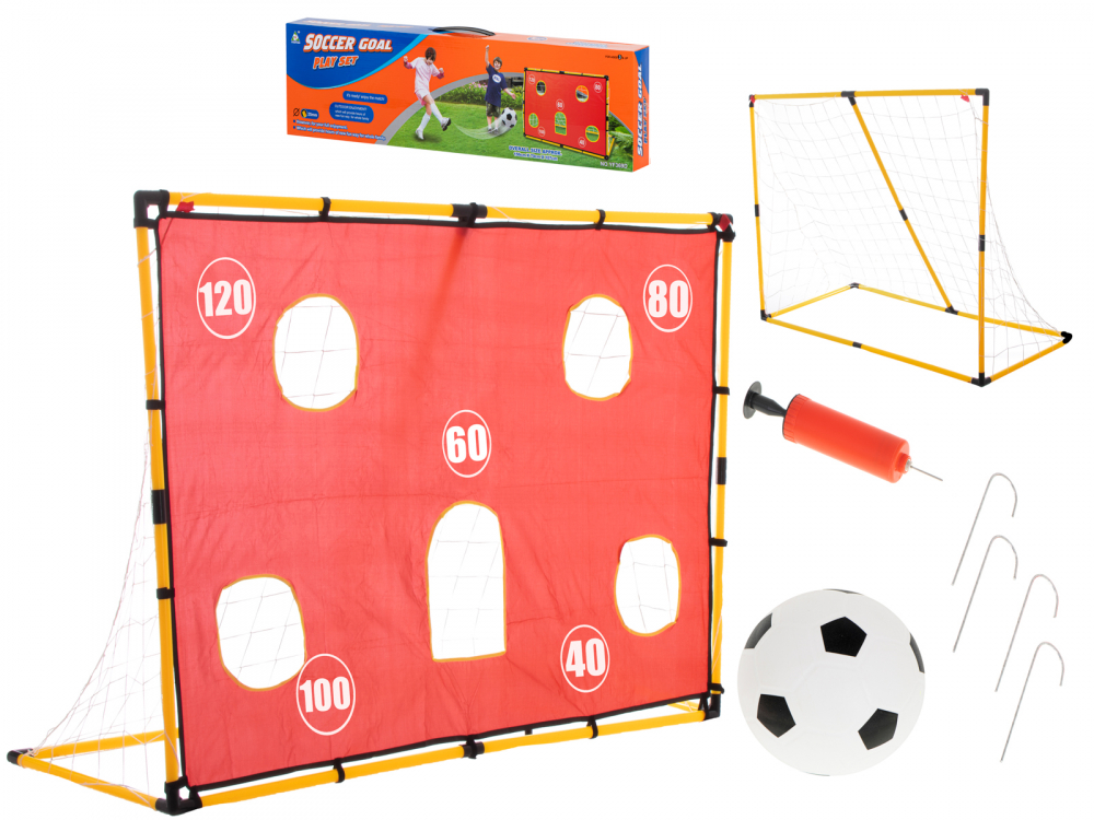 Ikonka Set Fotbal pentru Copii cu Minge și Pompa