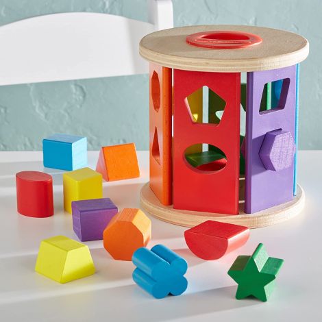 Sortator Forme Lemn Melissa & Doug, 1 An+ - imagine 4