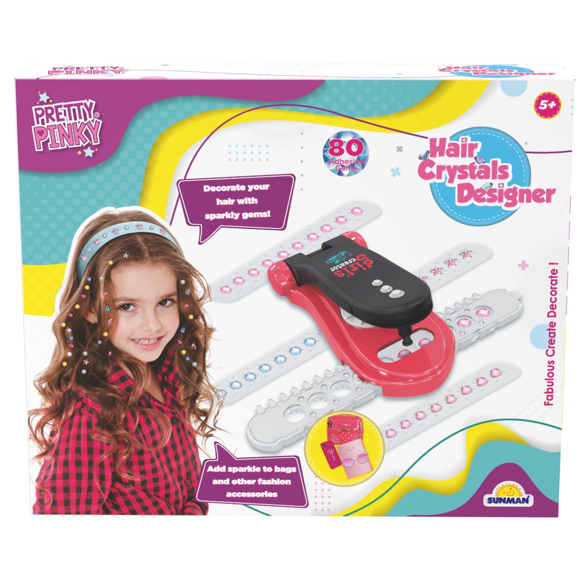 Set Accesorii Par Cristale Pretty Pinky