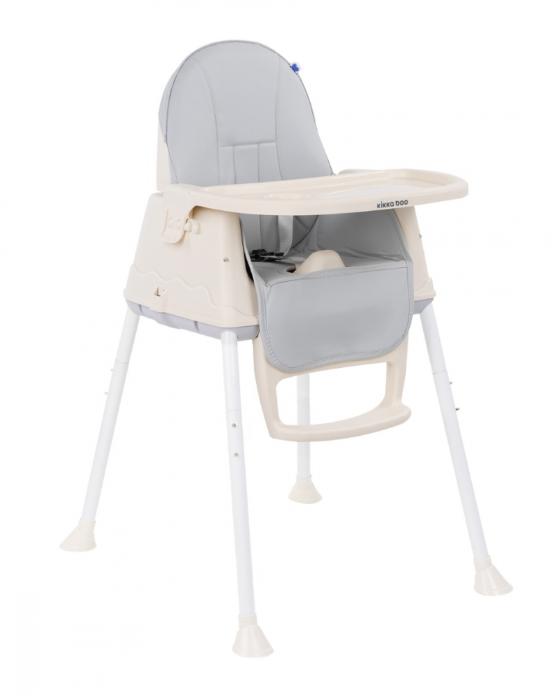 Scaun Masa KikkaBoo 3in1 Creamy Grey, Ergonomic - imagine 9
