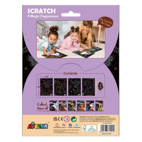 Set Scratch Art Pegas Avenir - Creativitate - imagine 4