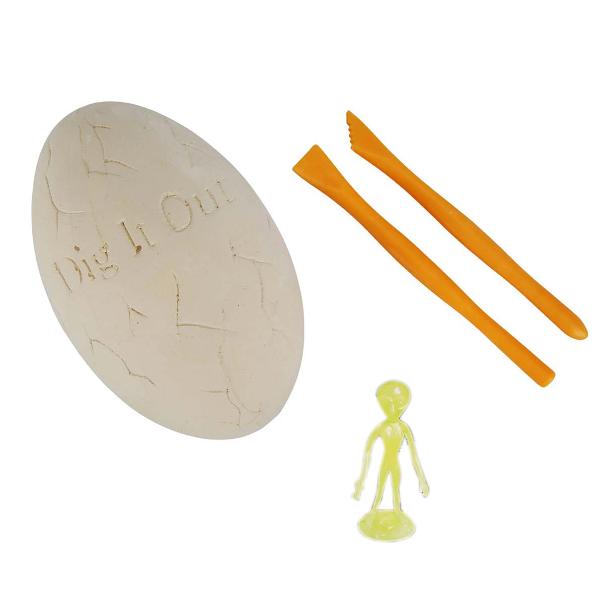 Kit Excavare Fosilă Extraterestru Crazoo - Strălucește