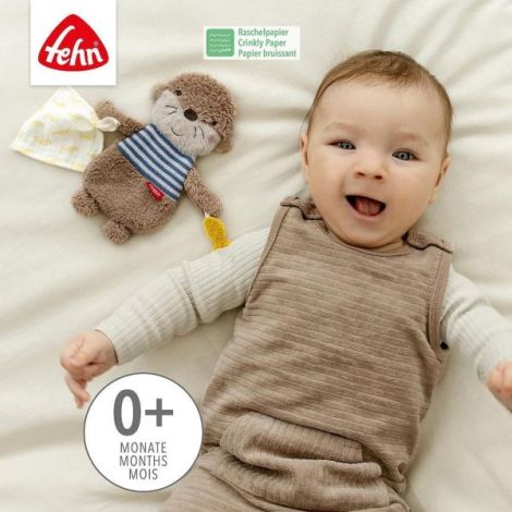 Jucarie Fosnitoare Otter Bebelusi | Stimulare Senzoriala - imagine 3