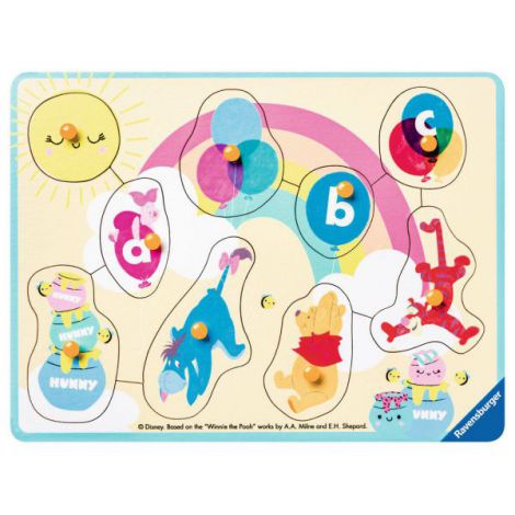 Puzzle din lemn Winnie, 9 piese Ravensburger - imagine 2