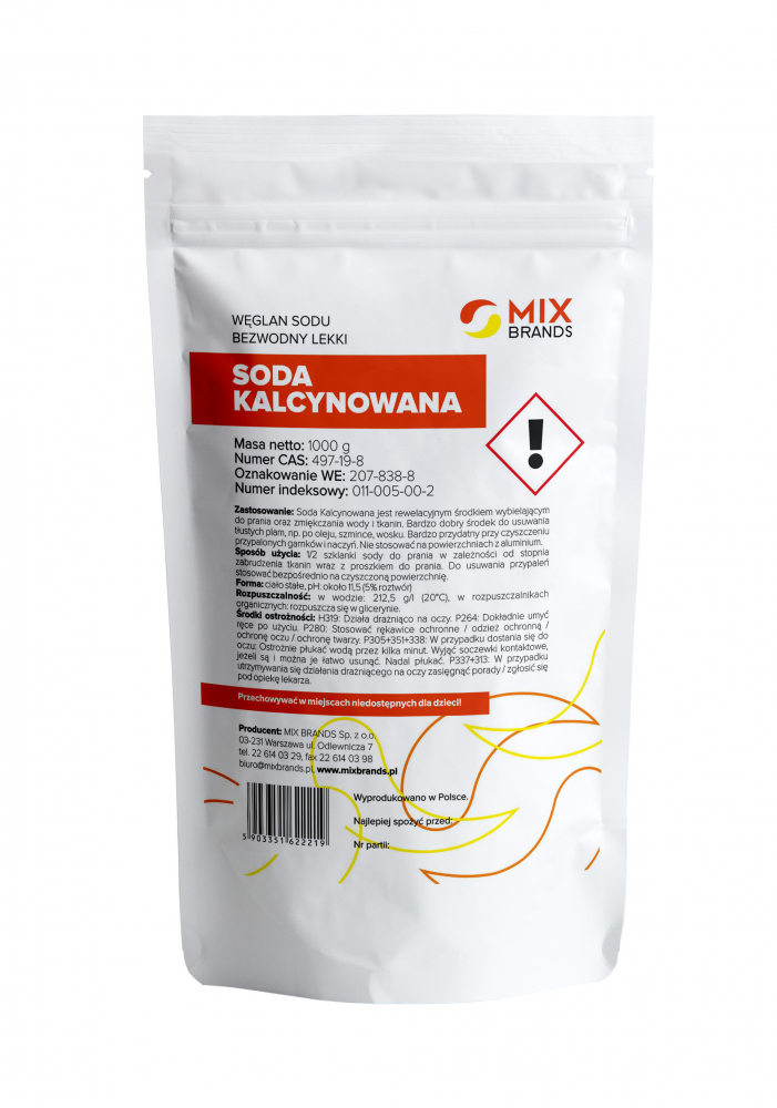Soda Calcinata 1kg Mix Brands - Curatare Eficienta