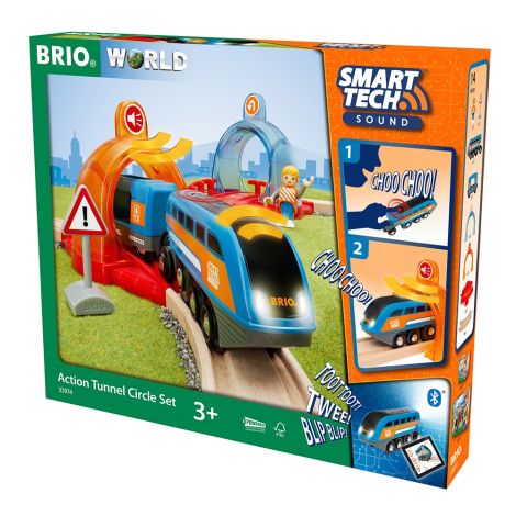 Set Tren BRIO NFC Inteligent - Jucării Lemn - imagine 4