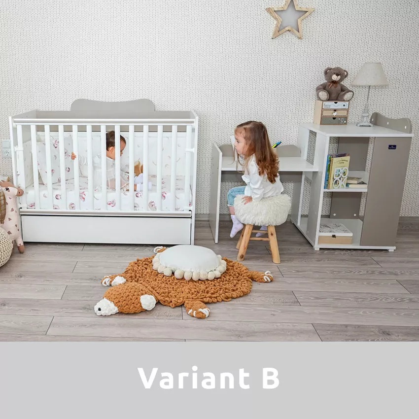 Pat modular Lorelli Multi 5 configurari, White Amber - imagine 4