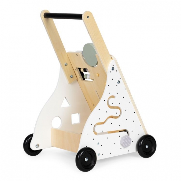 Antemergator Ecotoys Multifuncțional din Lemn - imagine 5