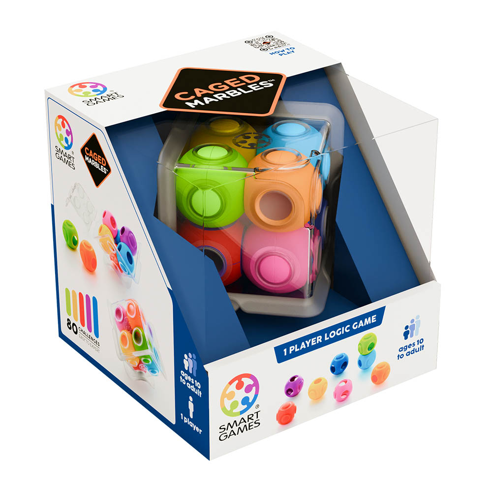 Smart Games Caged Marbles - 80 Provocări Logică