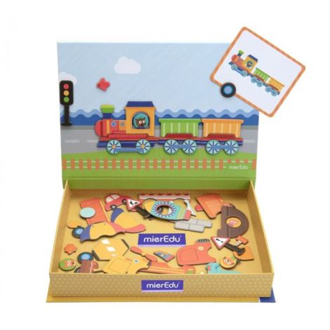Puzzle Magnetic Vehicule Mieredu | Creativitate - imagine 2
