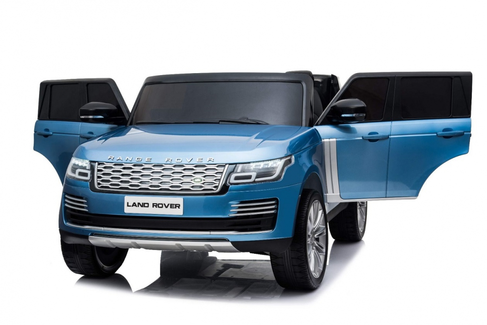Mașinuță Electrică Land Rover 12V 2 Locuri Albastră - imagine 9