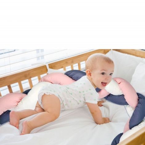 BabyJem Protector Pătuț Bleu | Siguranță Maximă - imagine 5