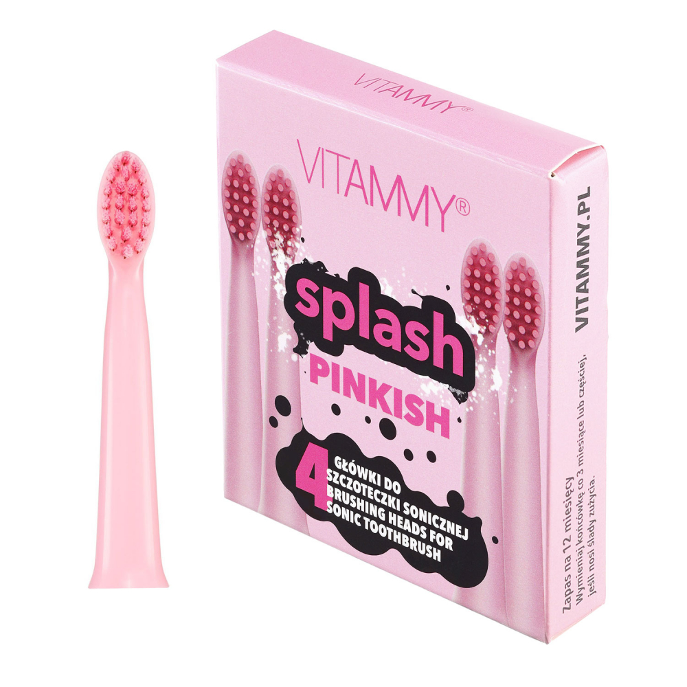 Rezerve Periuță Vitammy Splash Pinkish, 4 Bucăți - imagine 4