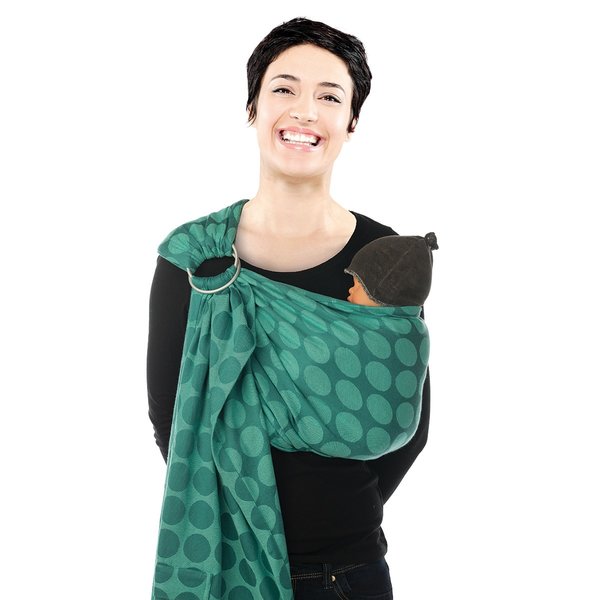 Sling Jacquard Babylonia Wasabi | Bumbac Organic