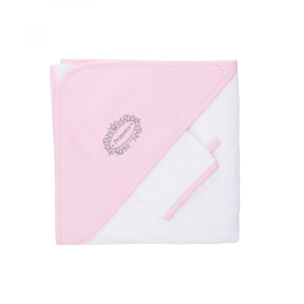 Prosop Bebeluș Fillikid Princess Pink cu Mănuță