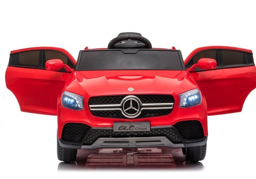 Mașinuță Mercedes-Benz GLC Coupe Roșie Electrică - imagine 4