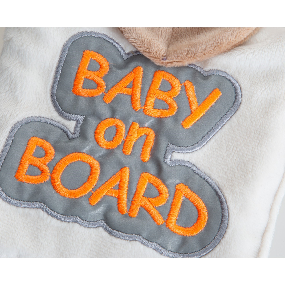 Semn Baby on Board BabyJem Rosu - Siguranță Auto