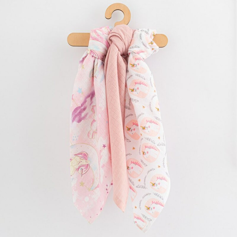 Set 3 scutece New Baby 100% bumbac certificat