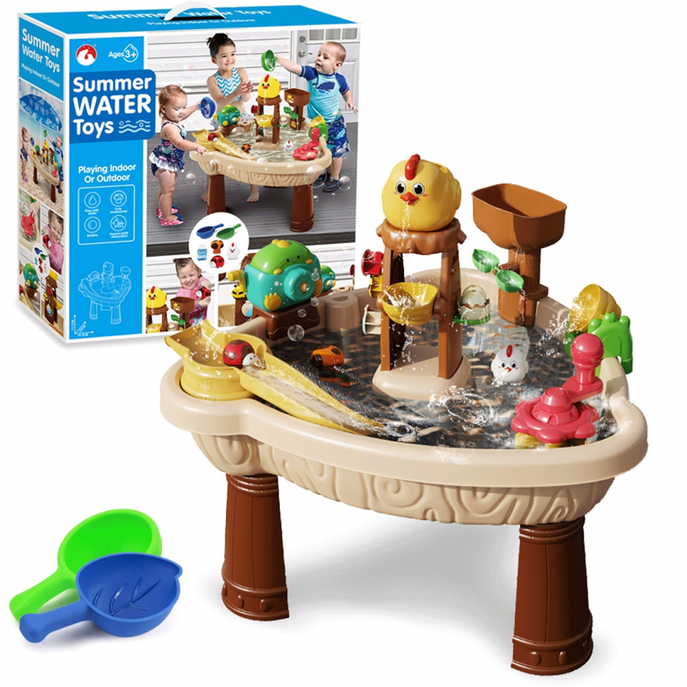Set Joaca Apa si Nisip Matadi cu Tobogan - imagine 6