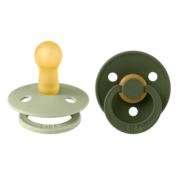 Set 2 Suzete Bibs Colour Latex, 6 luni+, Verde - imagine 4