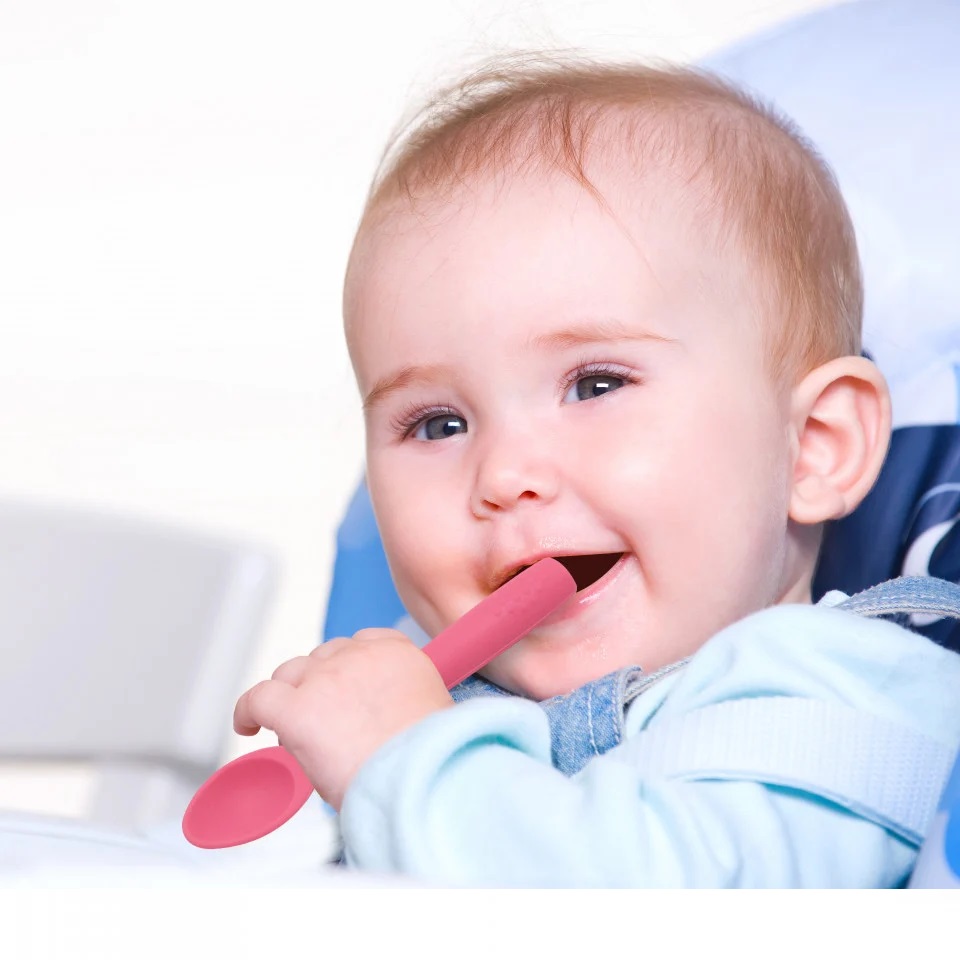 Lingurita Silicon BabyJem Roz pentru Diversificare - imagine 3