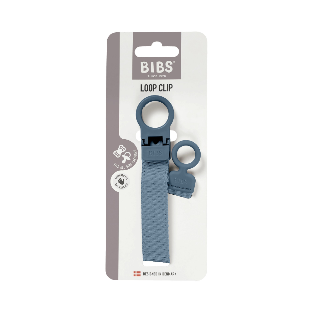 Bibs Loop Clip Suzetă Petrol - Anti-pierdere - imagine 4
