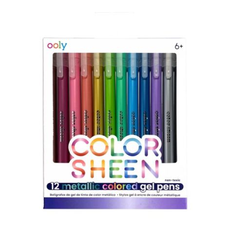 Ooly Color Sheen - 12 Pixuri Gel Metalice