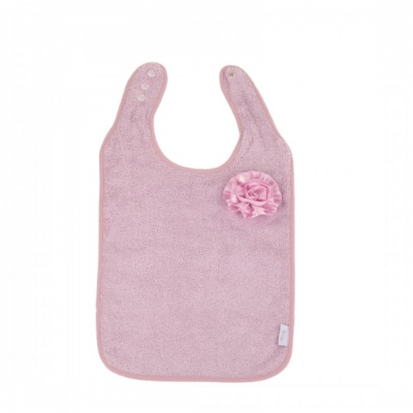 Bavetică Bo Jungle Bumbac Organic Roz Floare - imagine 2