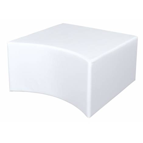 Puf Alb Concav 34 cm Moje Bambino