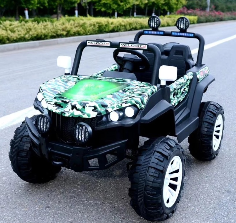 Mașinuță Electrică Nichiduta 4x4 Shadow Green Army - imagine 2