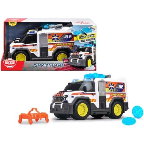 Ambulanță Dickie Toys cu Lumini și Sunete 30cm - imagine 13
