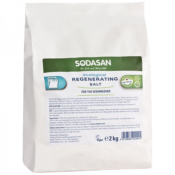 Sare Regenerantă Sodasan 2kg | Eologică & Pură
