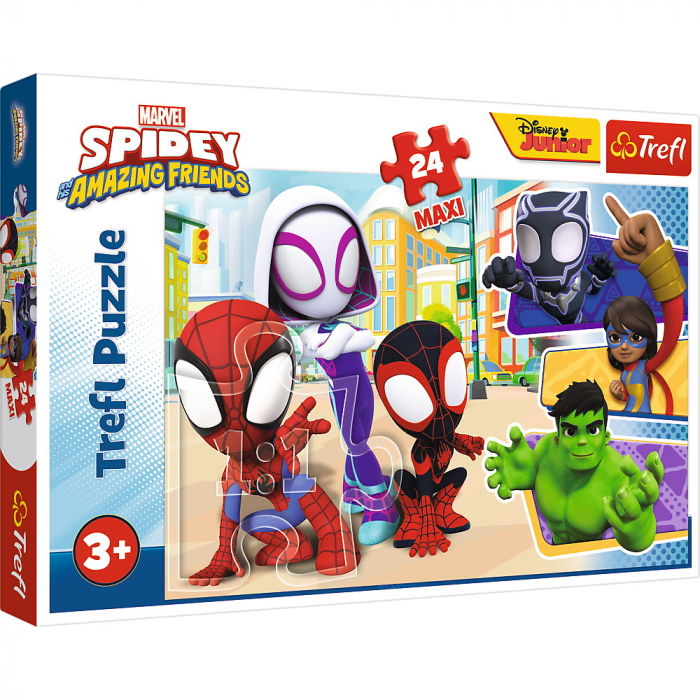 Puzzle Trefl Maxi Spidey si Prietenii Lui