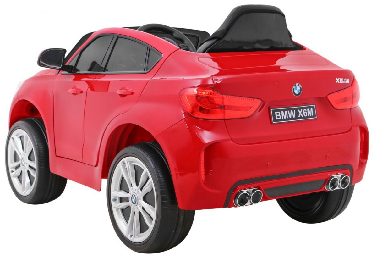 Mașinuță Electrică BMW X6M Visiniu Metalizat - imagine 6