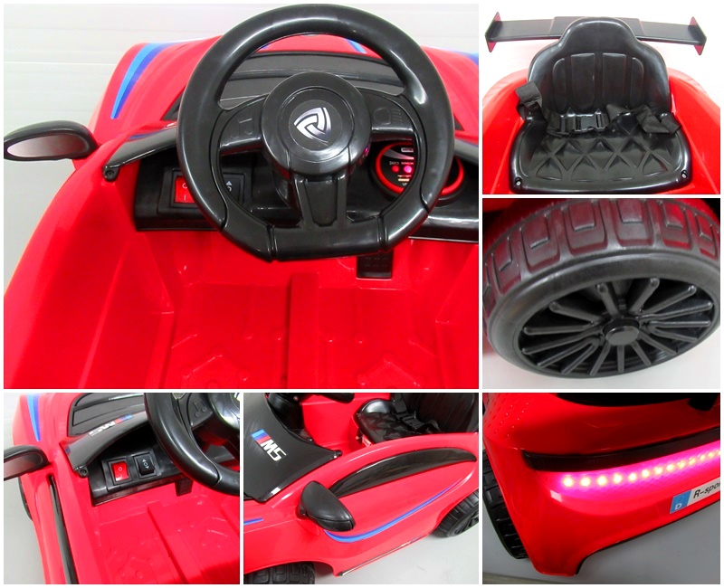 Masinuta Electrica Cabrio B5 Rosu | Autokids - imagine 4