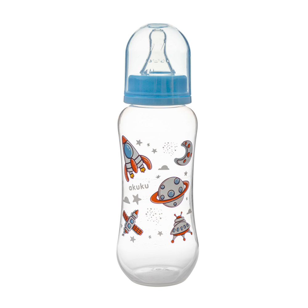 Biberon Akuku Anticolici 250ml Space Blue - imagine 3