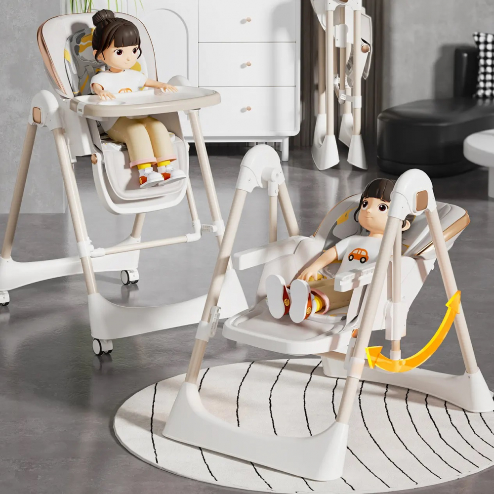 Scaun Masa Little Mom Multifuncțional, Pliabil - imagine 9