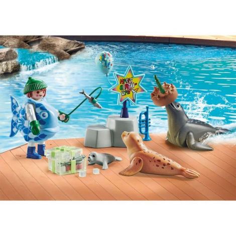 Playmobil Hranirea Animalelor - Joc Educativ - imagine 2
