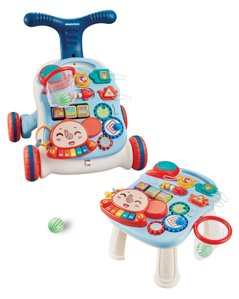 Antepremergator 3in1 KikkaBoo Play & Grow Albastru